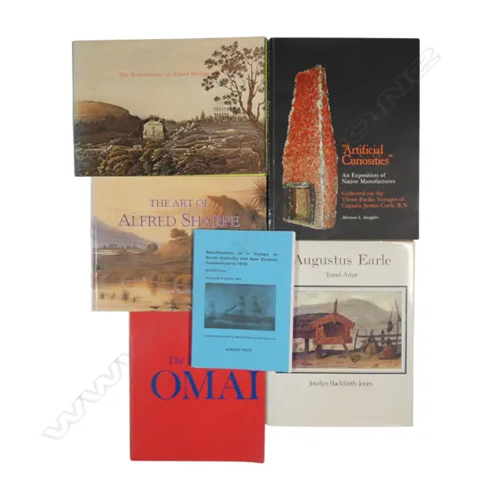 SIX PUBLICATIONS - SOME RELATED TO COOKS VOYAGES